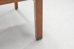 Solid Wood and Woven Papercord Armchair Europe 1970s - 3385386