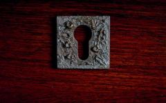 Solid bronze brutalist Door Knob Pull Germany 1960s - 3280993