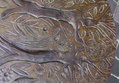 Solid bronze table signed Helene Guastella - 854959