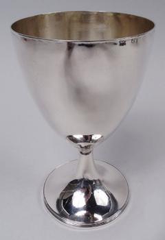 Solomon Hougham Antique English Georgian Neoclassical Sterling Silver Goblet 1798 - 3791188