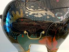 Someya Satoshi Rhino Contemporary Japanese Lacquer Art by Someya Satoshi - 1163023