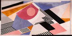 Sonia Delaunay Abstract Carpet in the Style of Sonia Delaunay - 2472943