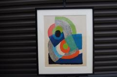 Sonia Delaunay Arc Vert Signed Abstract Lithograph by Sonia Delaunay 1972 - 700337