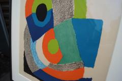 Sonia Delaunay Arc Vert Signed Abstract Lithograph by Sonia Delaunay 1972 - 700338