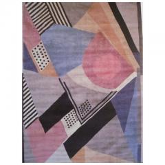 Sonia Delaunay French Mid Century Modern Cubist Art Deco 1930 Carpet by Sonia Delaunay - 1819518