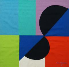 Sonia Delaunay Handwoven modern wool tapestry designed by Sonia Delaunay Nocturne Matinale - 951427
