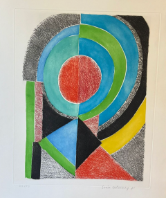Sonia Delaunay Sonia DELAUNAY Avec moi m me Plate 8 from the 10 subject album With Myself  - 4254974