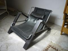 Sonja Wasseur Sonja Wasseur 1970s Lounge Chair in Leather and Wood - 609803