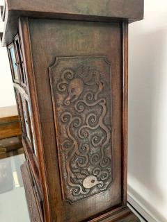 Sosuke Namikawa Japanese Table Cabinet with Cloisonne Panels Attributed to Namikawa Sosuke - 996577