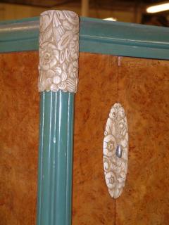 Soubrier Soubrier cabinet with lacquered sculpting - 3156922