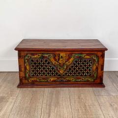 Southeast Asian Carved and Painted Document Box 19th century - 3163652