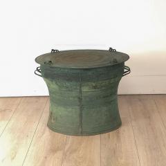 Southeast Asian Patinated Bronze Rain Drum 3 19th century or earlier - 4194627