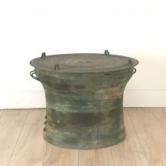 Southeast Asian Patinated Bronze Rain Drum 4 19th century or earlier - 4233866