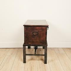 Southeast Asian Teak Merchants Trunk 19th century or earlier - 4729070
