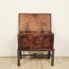 Southeast Asian Teak Merchants Trunk 19th century or earlier - 4729071