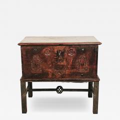 Southeast Asian Teak Merchants Trunk 19th century or earlier - 4729469