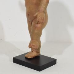 Spanish 17th 18th Century Hand Carved Wooden Baroque Angel - 4111922