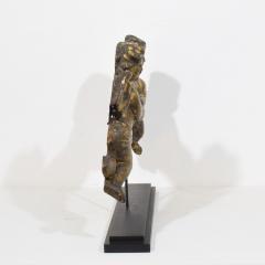 Spanish 18th Century Carved Wooden Baroque Angel Fragment - 4120850
