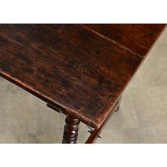 Spanish 18th Century Chestnut Forged Iron Table - 4663624