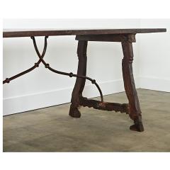 Spanish 18th Century Oak Refectory Table - 4147389