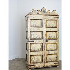 Spanish 18th Century Polychrome Painted Cabinet - 4690438