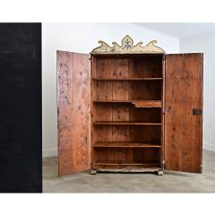 Spanish 18th Century Polychrome Painted Cabinet - 4690450