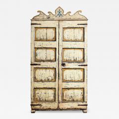 Spanish 18th Century Polychrome Painted Cabinet - 4705728