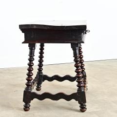 Spanish 18th Century Solid Carved Chestnut Table - 4712461