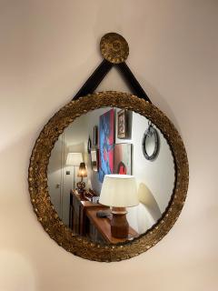 Spanish 1950s Gilt Iron Mirror - 2306519