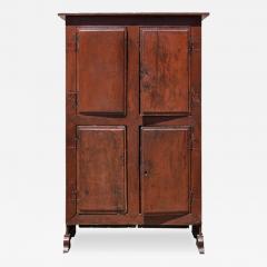 Spanish 19th Century Four Door Painted Cabinet - 161711