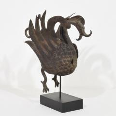 Spanish 19th Century Hand Forged Iron Bird Fragment - 4119409
