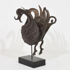 Spanish 19th Century Hand Forged Iron Bird Fragment - 4119499