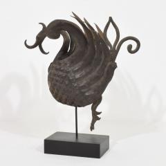 Spanish 19th Century Hand Forged Iron Bird Fragment - 4119502