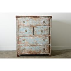 Spanish 19th Century Painted Chest from Catalonia - 4530426