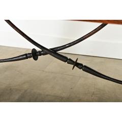 Spanish 19th Century Solid Oak Dining Table - 4215684