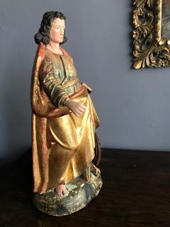 Spanish Colonial Antique Santo Figure - 367630