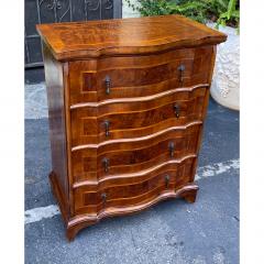 Spanish Colonial Style Burl Walnut Side Cabinet - 2227694