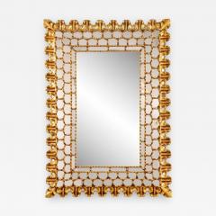 Spanish Colonial Wall Mirror with Mosaic - 368021
