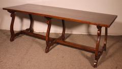 Spanish Dining Room Table In Walnut 17th Century - 3671422