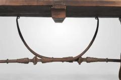 Spanish Friar Table in Liria style made of Olive tree wood Iron s XVIII - 3299102