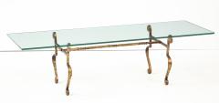 Spanish Gilt Metal and Glass Coffee Table - 1623707