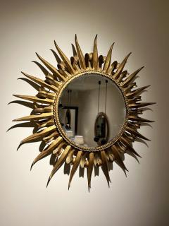 Spanish Gilt Sunburst Mirror - 3873571