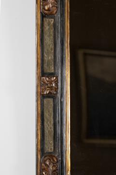 Spanish Giltwood Painted Mirror Frame with Faux Marble Accents Circa 1750 - 3455428