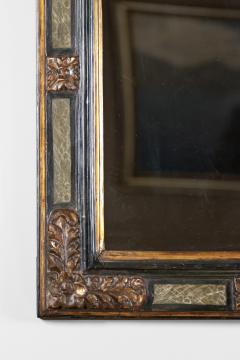 Spanish Giltwood Painted Mirror Frame with Faux Marble Accents Circa 1750 - 3455429