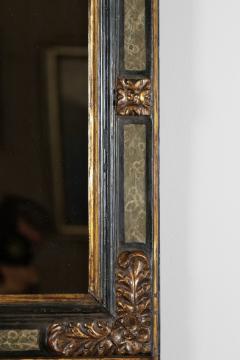 Spanish Giltwood Painted Mirror Frame with Faux Marble Accents Circa 1750 - 3455433