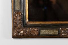 Spanish Giltwood Painted Mirror Frame with Faux Marble Accents Circa 1750 - 3455436