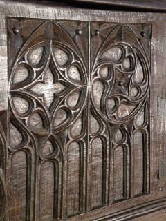 Spanish Late Gothic 16th century Oak Coffer Chest - 655871