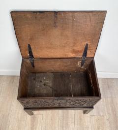 Spanish Oak Document Box on Later Stand circa 1730 - 2506127