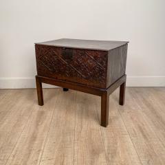 Spanish Oak Document Box on Later Stand circa 1730 - 2506128