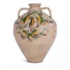 Spanish Puente del Arzobispo Glazed Ceramic Jar - 1660088